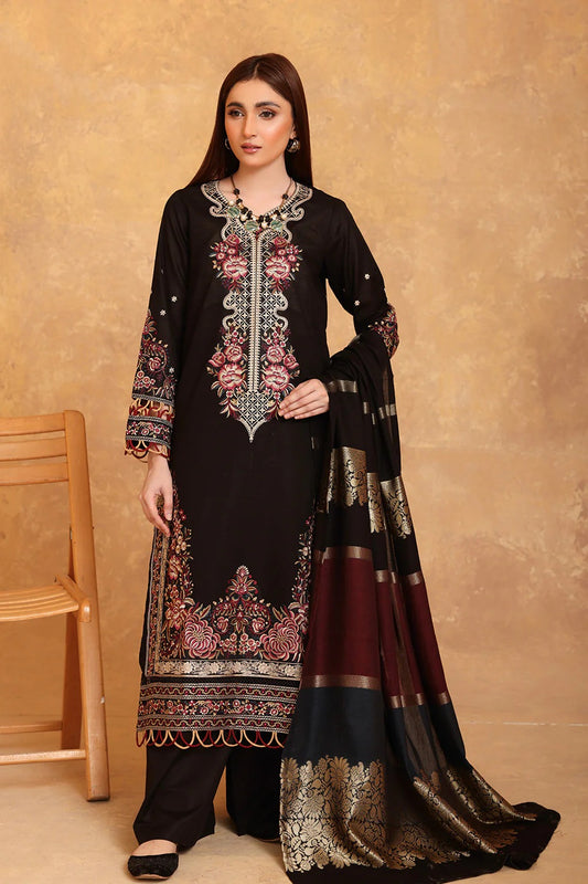 Adeeva by Johra Embroidered Jacquard Lawn Unstitched 3Pcs