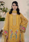 Raahi By ZA Clothes Embroidered Semi-Stitched Organza 3pcs