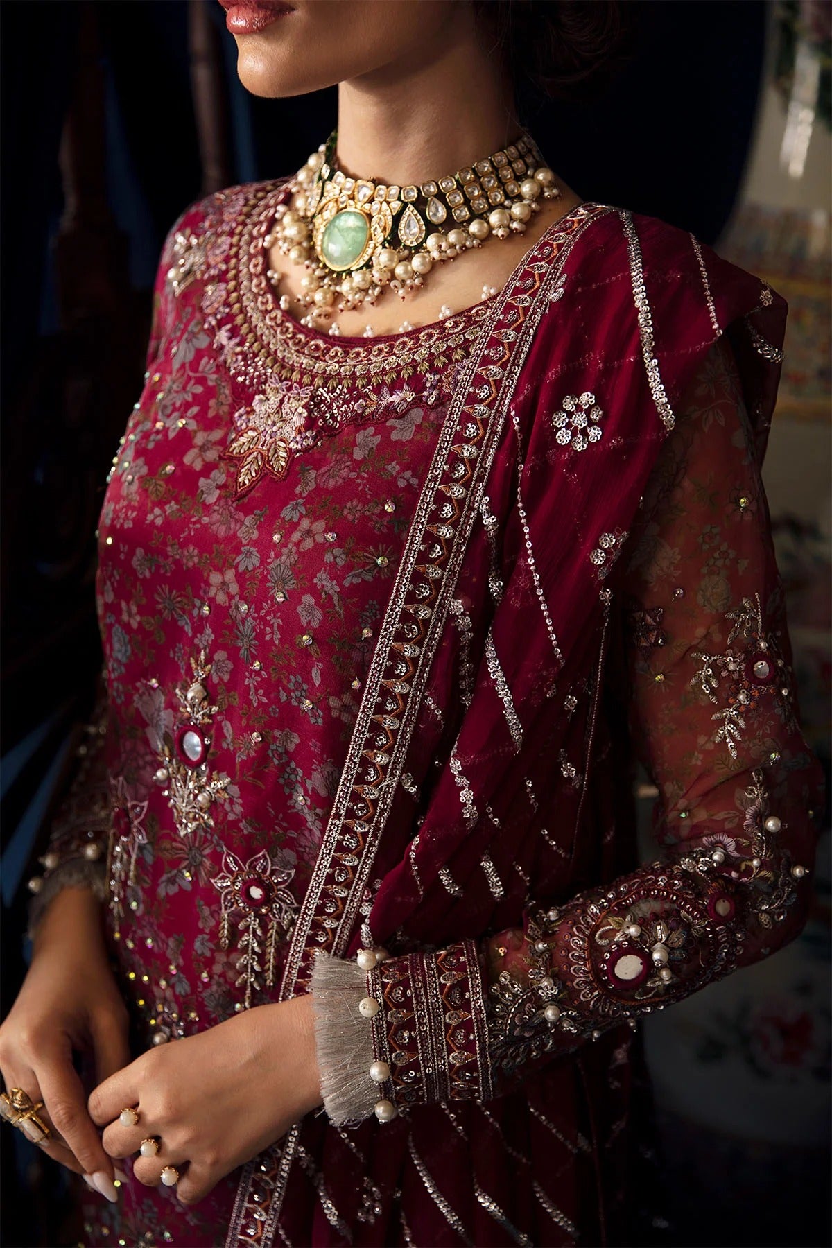 Nureh Elanora Embroidered Luxury 3pcs