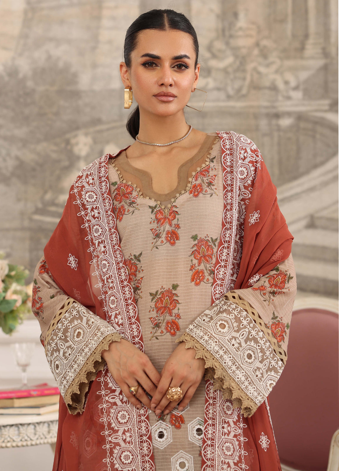 Afsheen By Johra Embroidered Chikankari Lawn Unstitched 3Pcs
