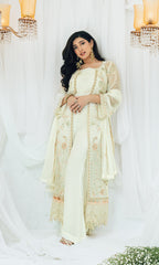 MAAHI BY SHAMOOZ Embroidered Chiffon Unstitched 3pcs