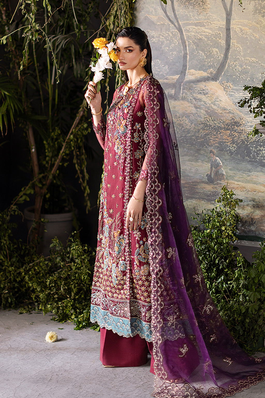 Fleurie By Saad Shaikh Vol-03 Festive Unstitched 3Pcs