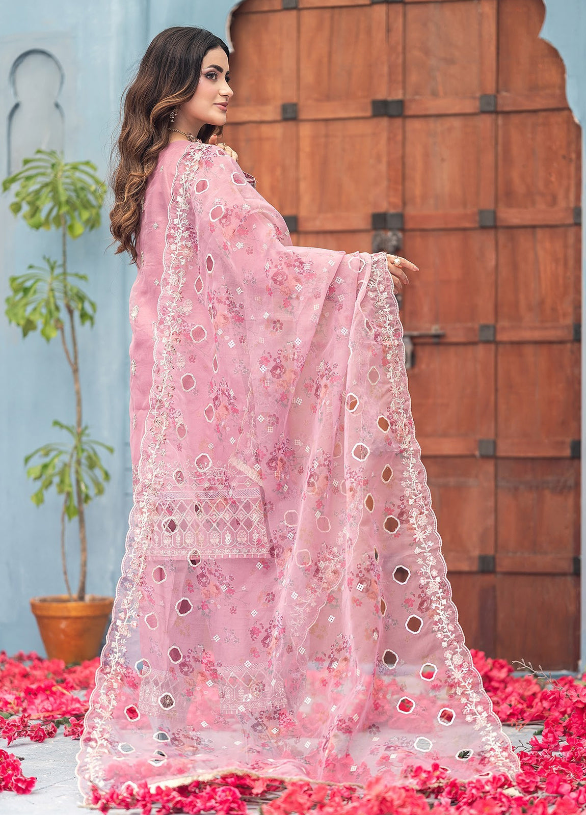 Rashi By Noori Embroidered Luxury Organza Festive Formal Stitched 3 Piece