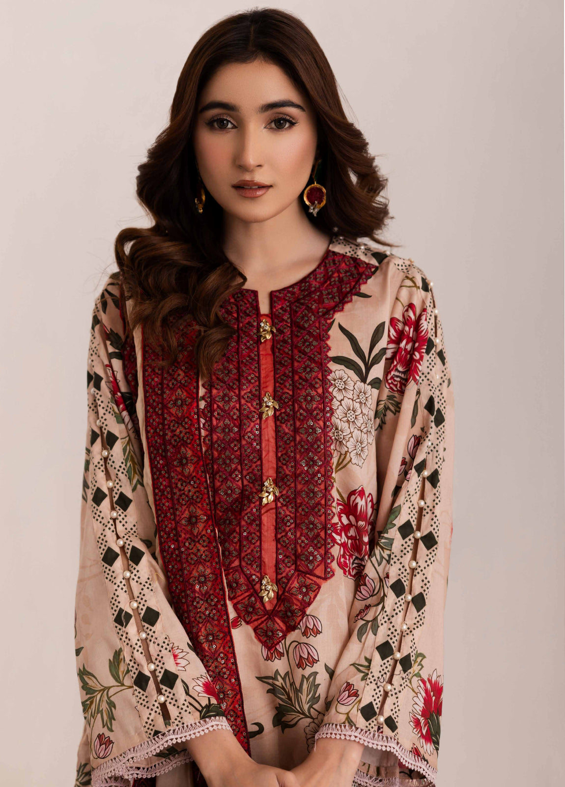 Aazina by Johra Embroidered Printed Lawn Unstitched 3Pcs