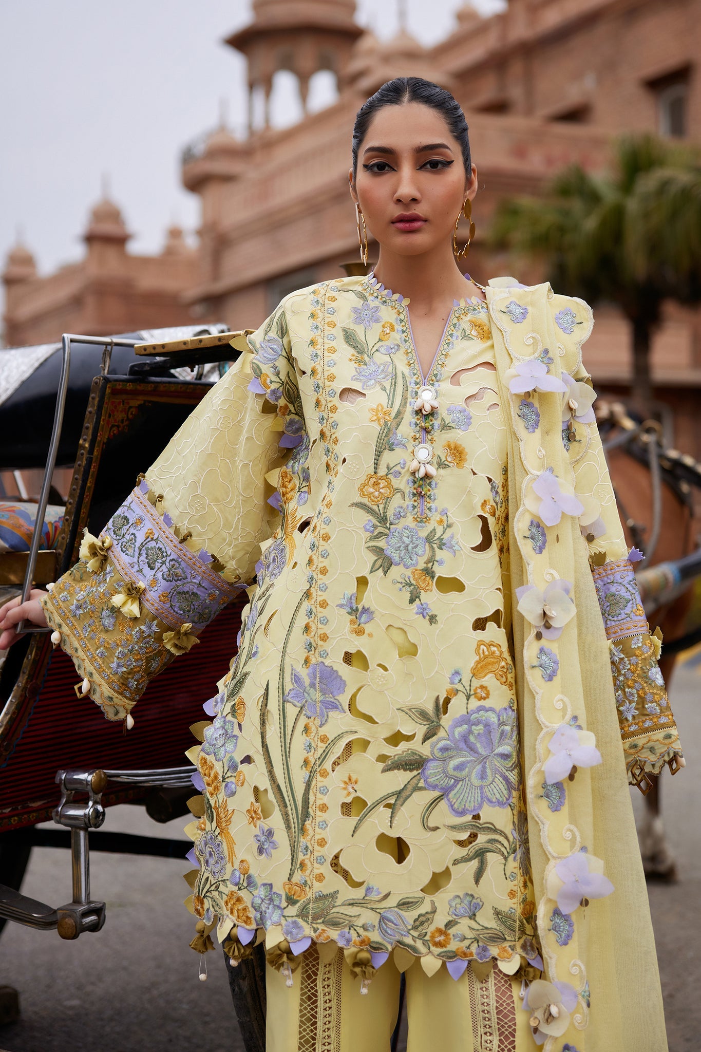 Elan Embroidered Lawn Unstitched 3pcs