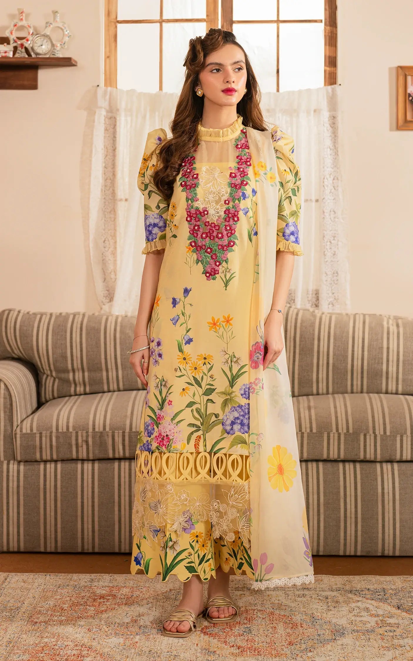 Meraki By Asifa And Nabeel Vol-01 Embroidered Lawn Unstitched 3pcs
