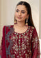 Tabassum By ZA Clothes Embroidered Chiffon Semi-Stitched 3pcs