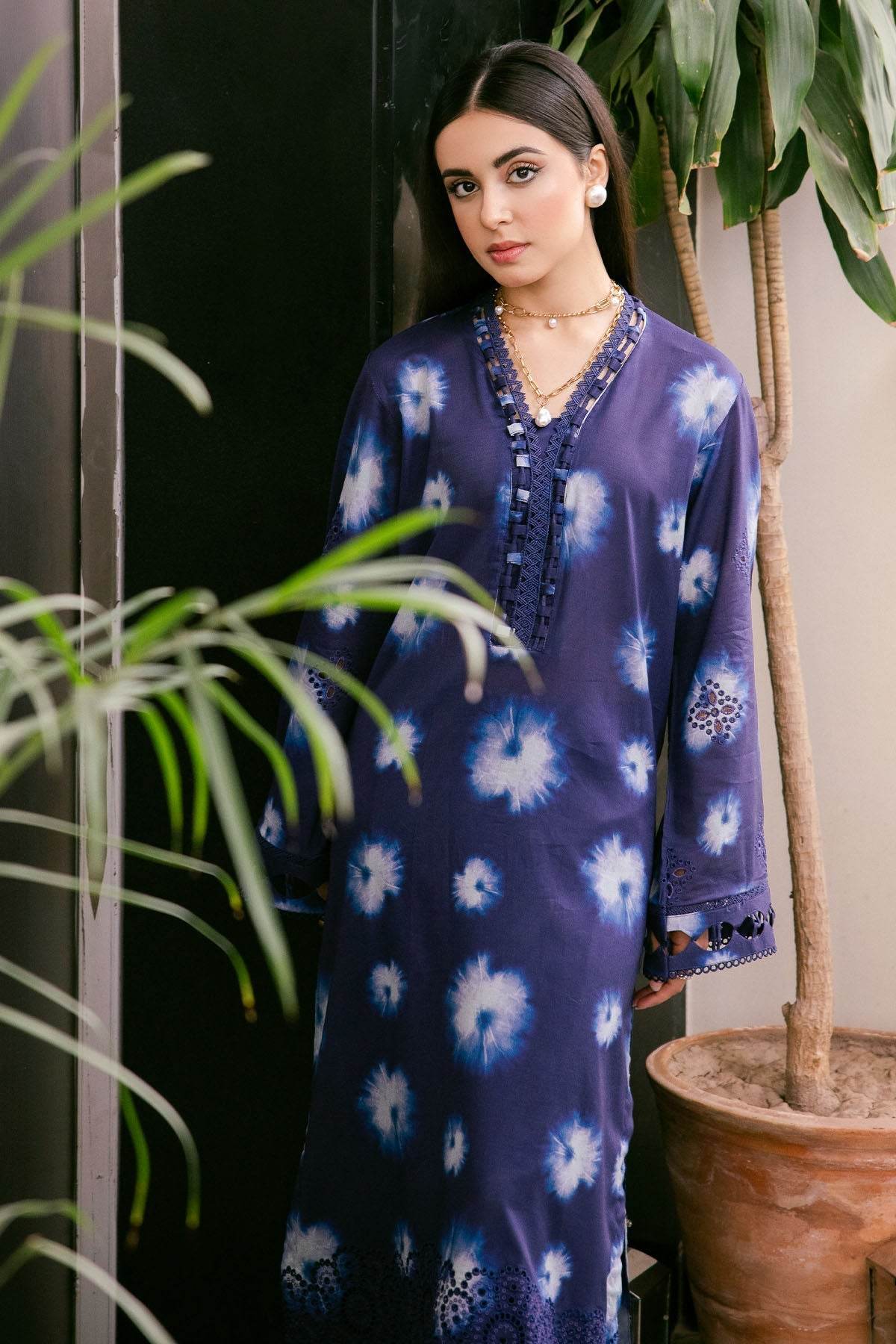 Ballerina By Nureh Embroidered Chikankari Unstitched 2pcs - Jotey