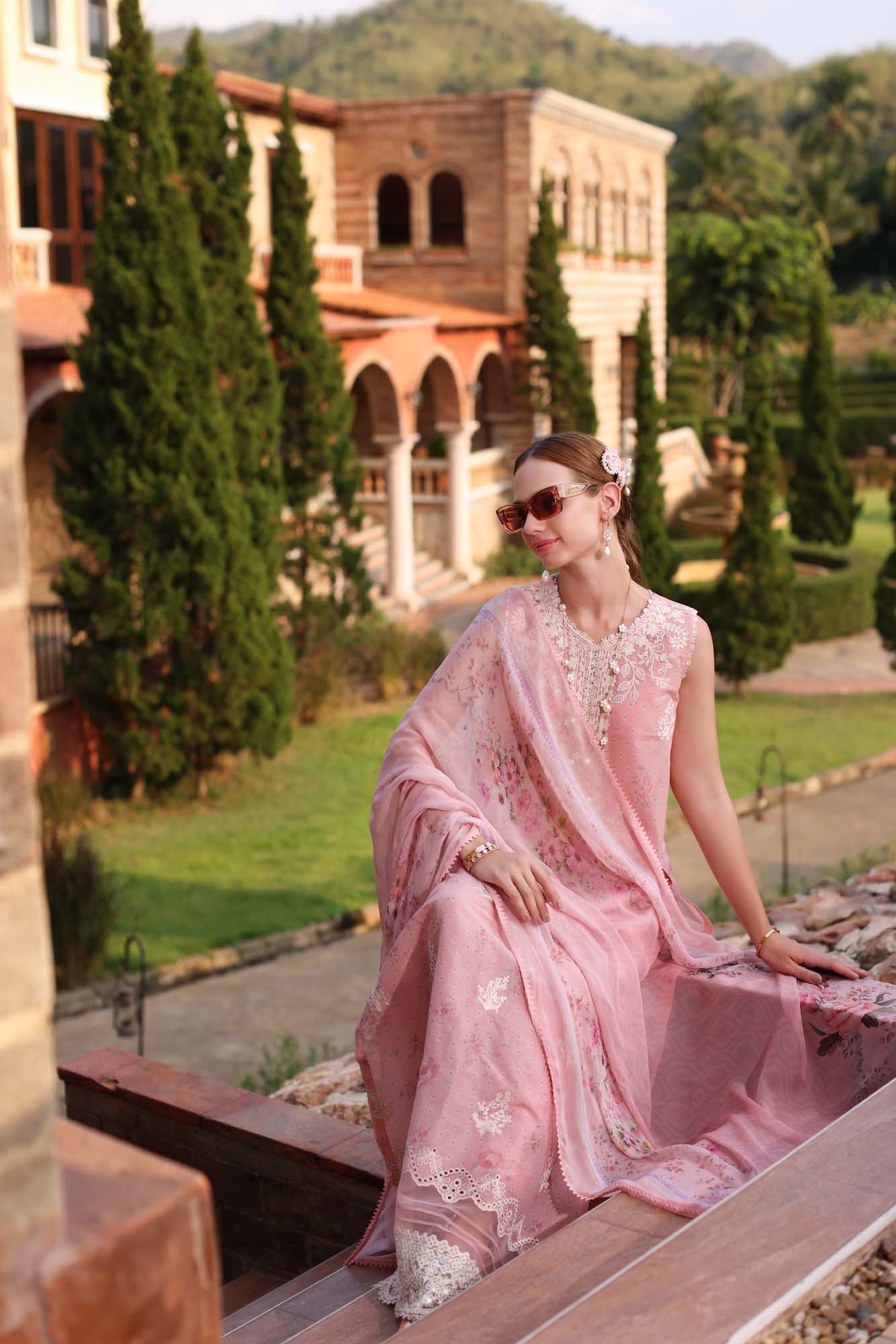 Noor By Saadia Asad Eid Luxe Printkari Embroidered Lawn Unstitched 3pcs