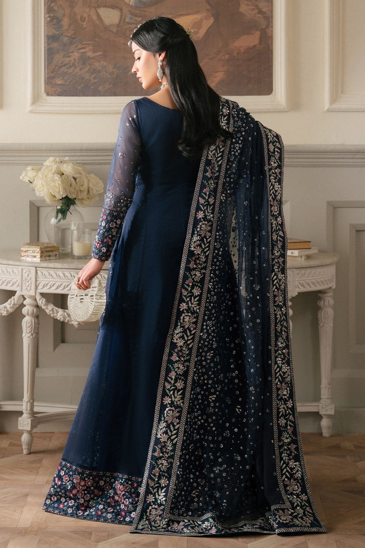Elanora By Nureh Embroidered Luxury Chiffon Unstitched 3pcs