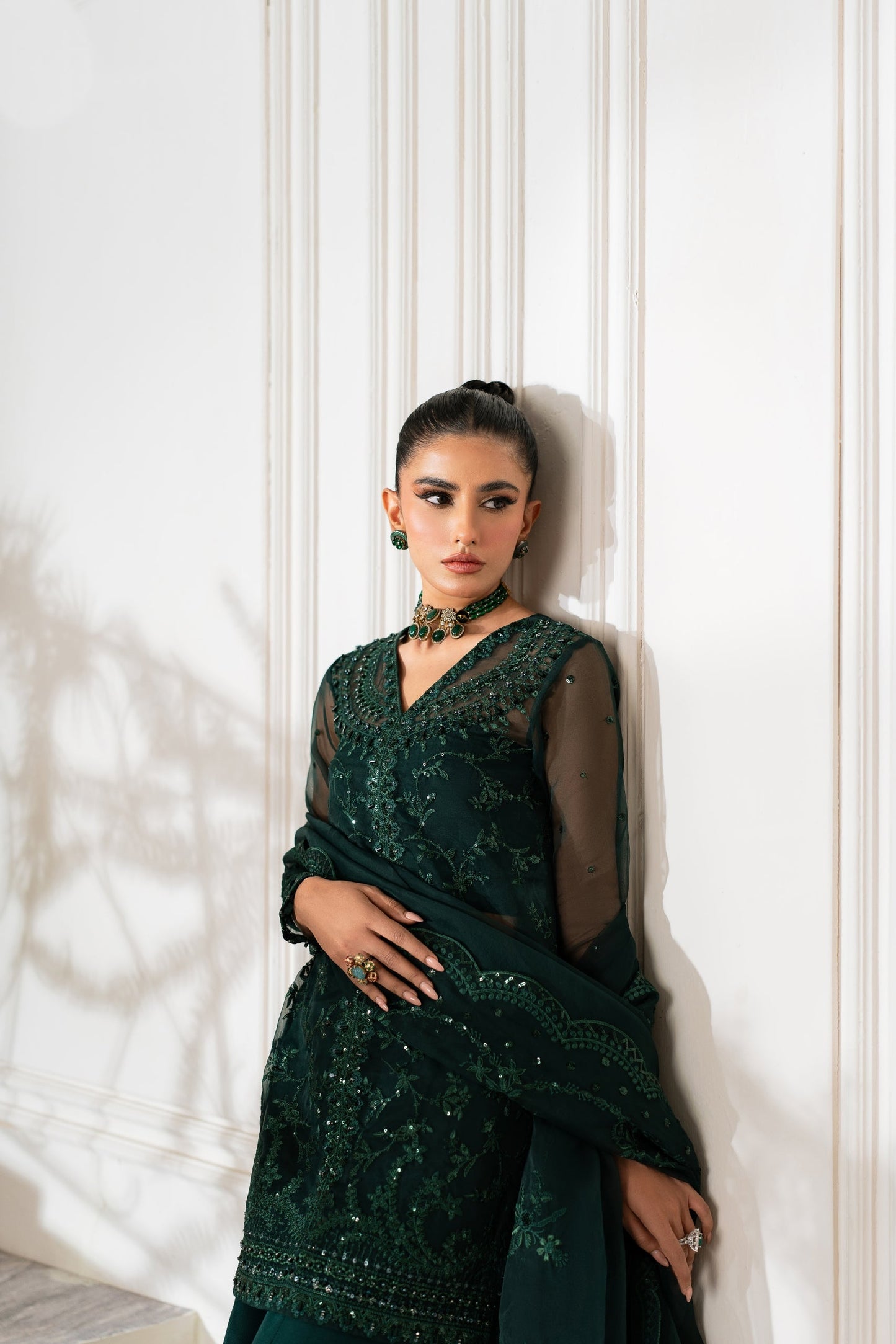 AZZAL MISHRI Luxury  Festive Embroidered Unstitched 3pcs