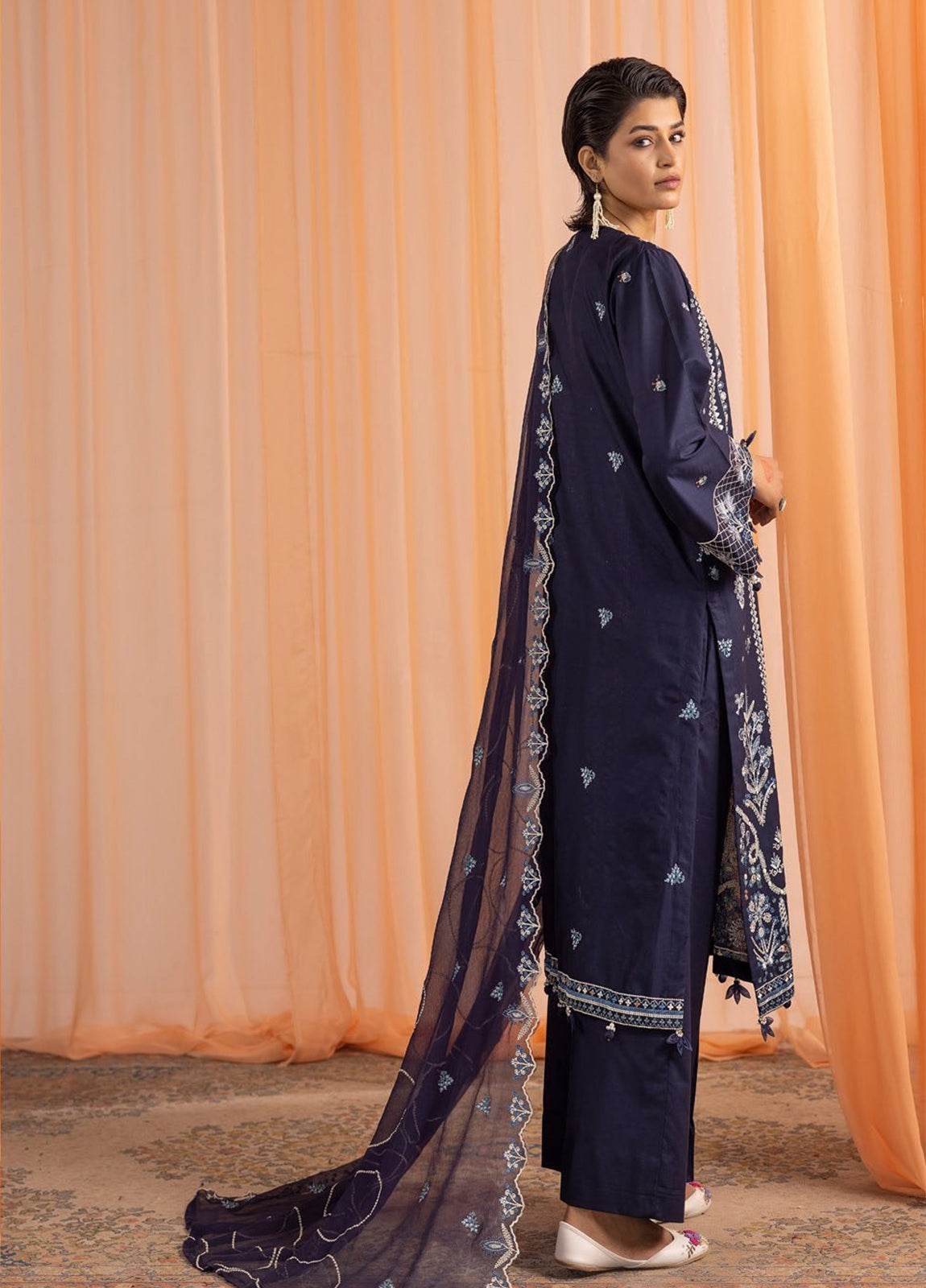 Gul-E-Bahaar By Khoobsurat Embroidered Lawn Unstitched 3pcs - Jotey