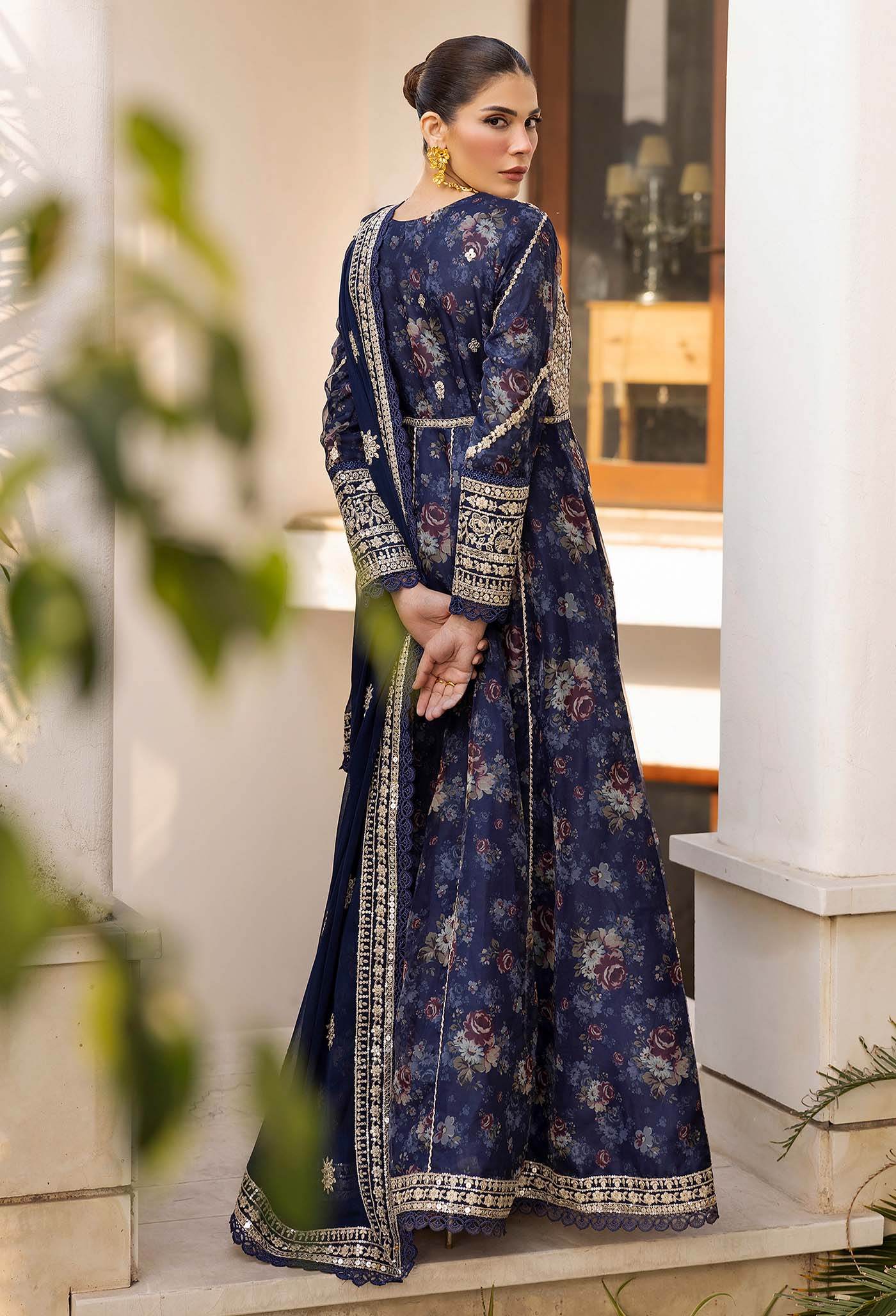 Adans Libas Summer's Dream Embroidered Lawn Unstitched 3 Piece - Jotey