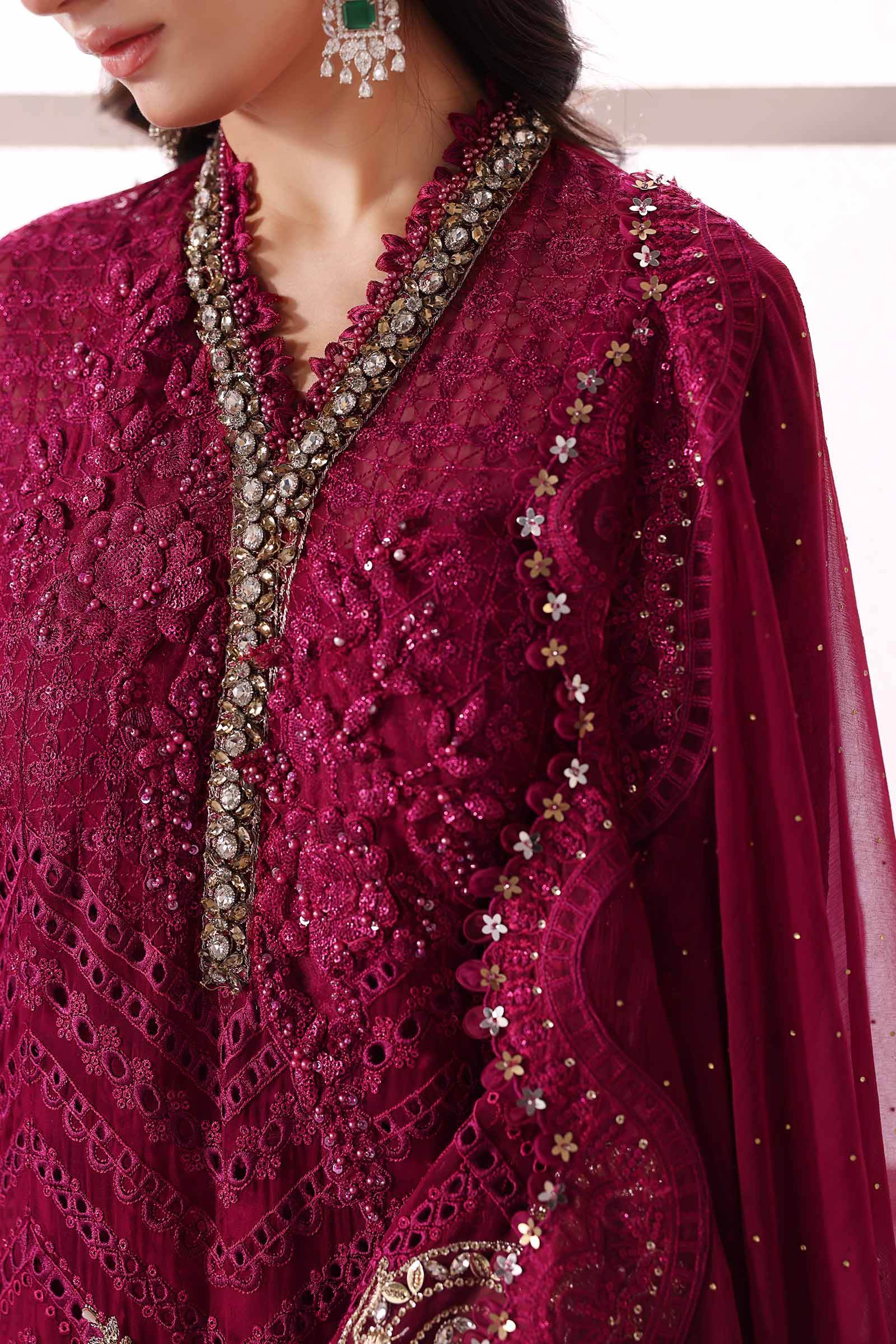 MARIA B. Embroidered Vol-30 Luxury Unstitched 3pcs - Jotey