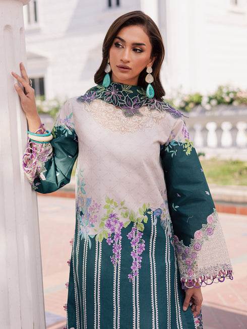 Ivy Bloom Printkari By Parishay Primium Printed Lawn Unstitched 3pcs - Jotey