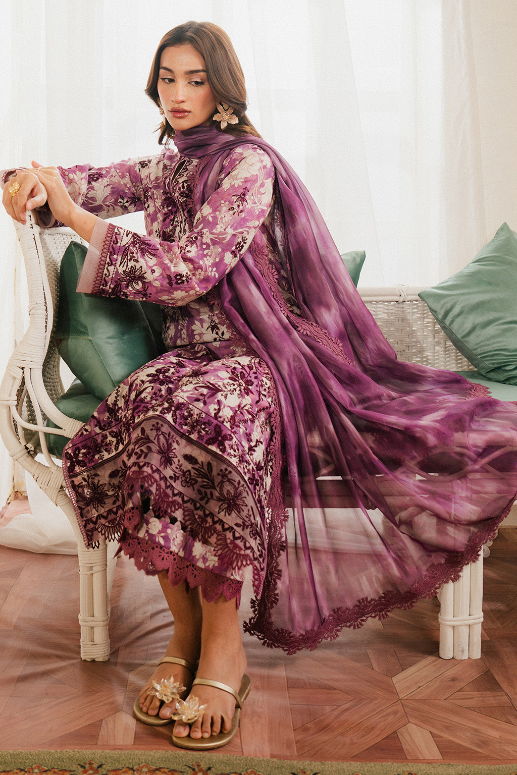 Armelia By Ayzel Printed Lawn Unstitched 3pcs