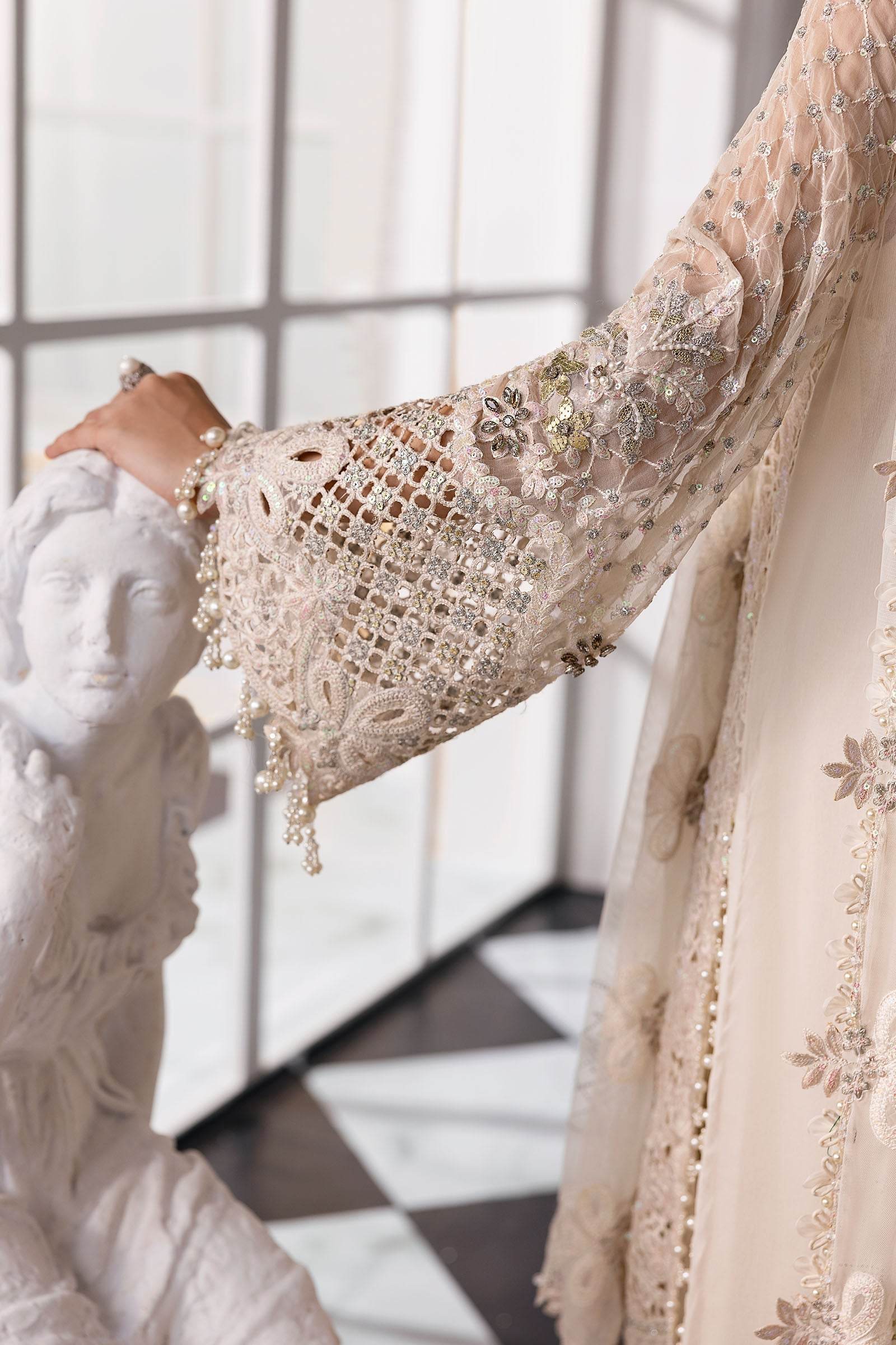 MARIA B. Embroidered Vol-30 Luxury Unstitched 3pcs - Jotey