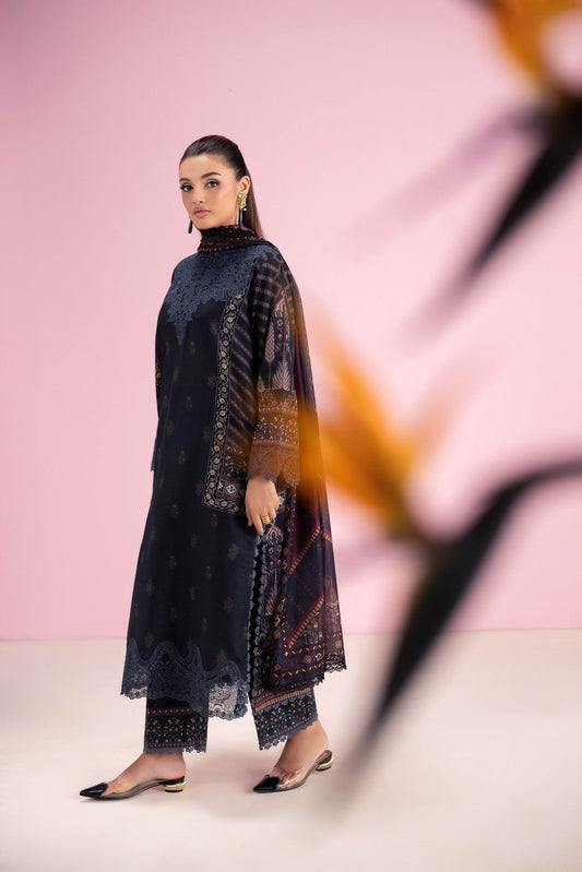 Aabyaan Eid Pret'25 Embroidered Stitched 3pcs - Jotey