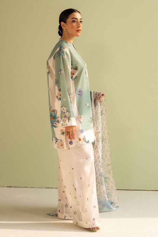 Coco By Zara Shahjahan Digital Printed Lawn Unstitched 3pcs - Jotey