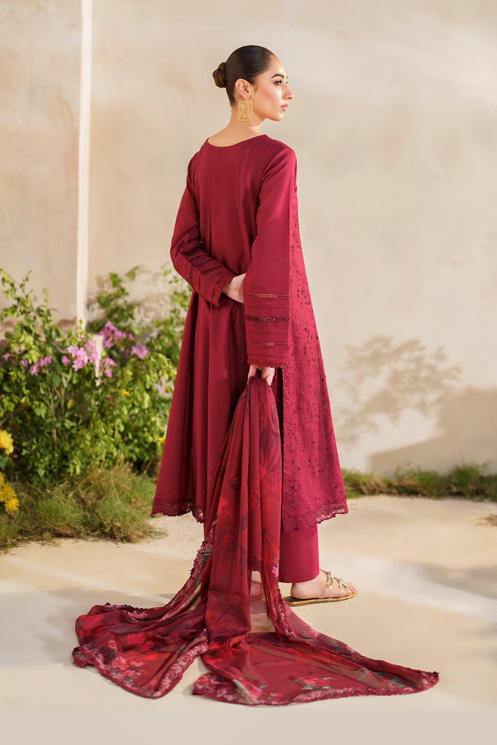 Iznik Festive Lawn Embroidered Unstitched 3pcs - Jotey