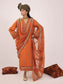 RANGEELI Digital Printed Embroidered Unstitched Lawn 3pcs - Jotey