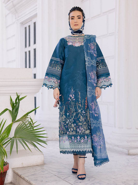 Ivy Bloom Printkari By Parishay Primium Printed Lawn Unstitched 3pcs - Jotey