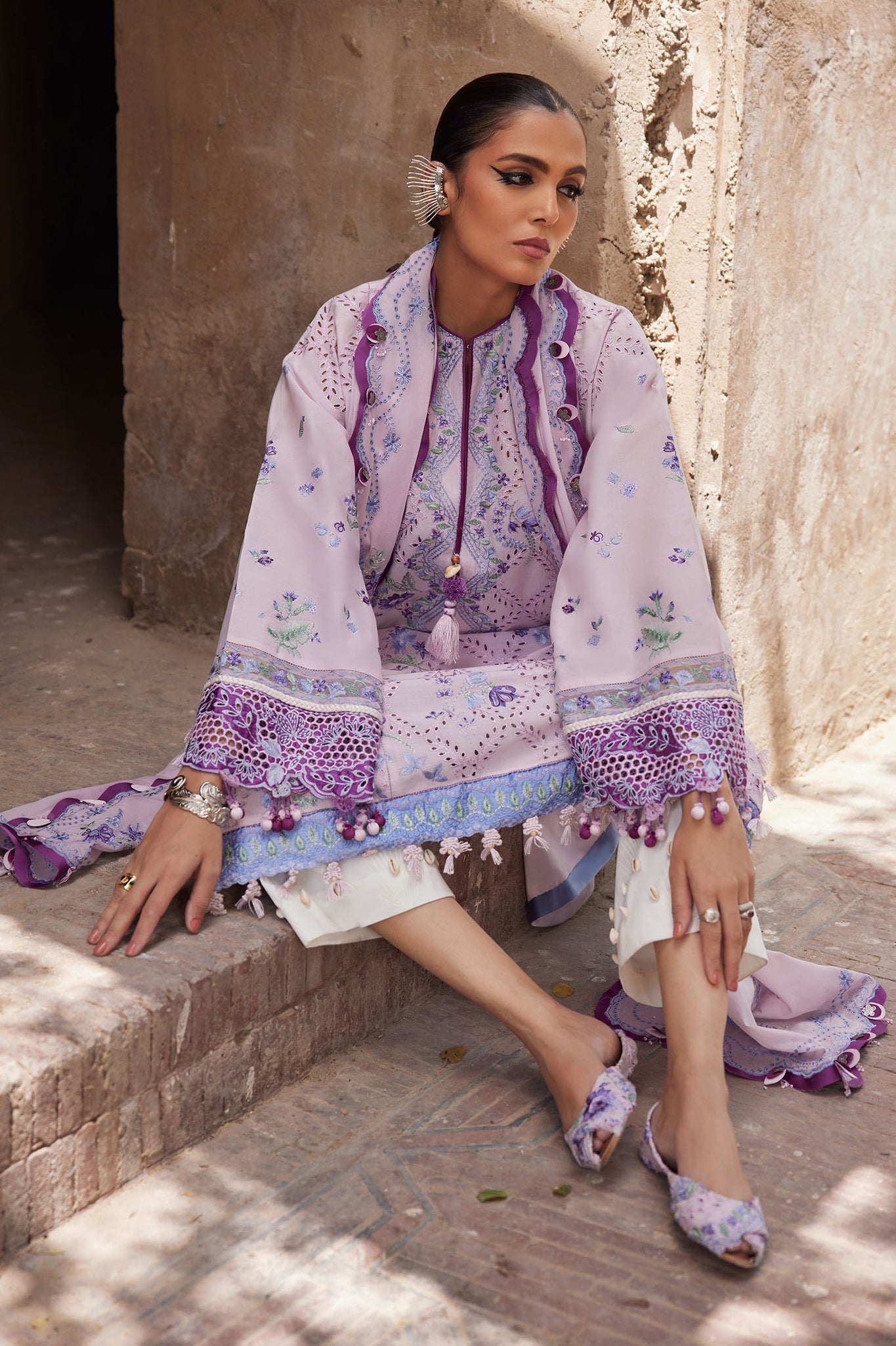 Elan Embroidered Lawn Unstitched 3pcs