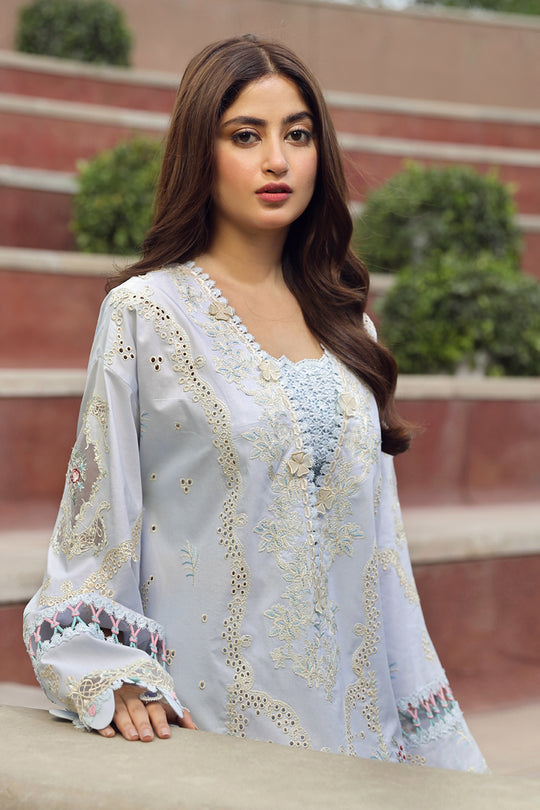 Qalamkar Festive Lawn Unstitched 3pcs - Jotey