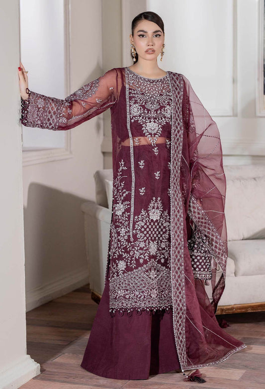 Adan's Libas Traditional Essence Unstitched Semi Formals 3pcs - Jotey