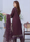 BIN KHALID Shehnai Formal Chiffon Embroidered Semi-Stitched 3pcs