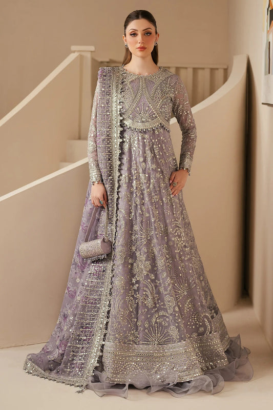JAZMIN Wedding Formals Embroidered Chiffon Unstitched 3pcs