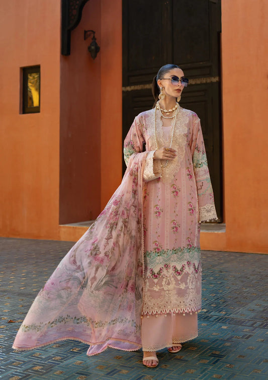 Elaf Premium Signature Embroidered Lawn Unstitched 3pcs