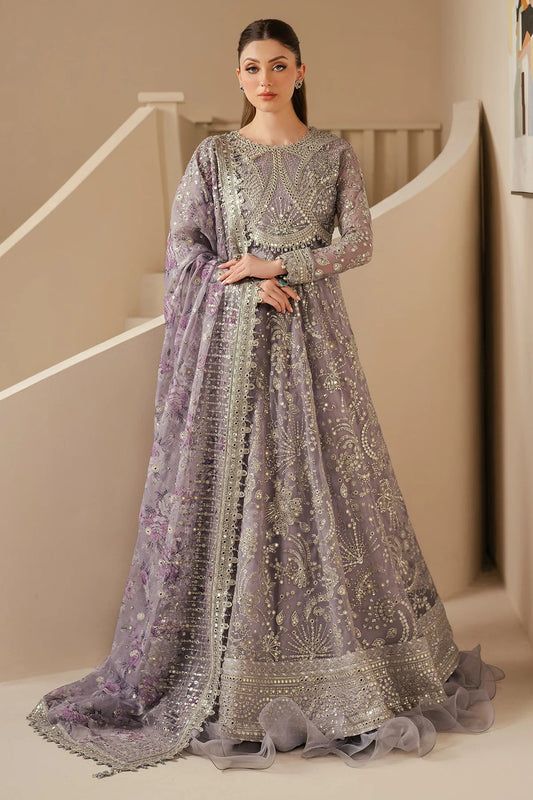 JAZMIN Wedding Formals Embroidered Chiffon Unstitched 3pcs