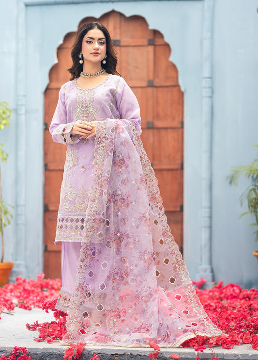 Rashi By Noori Embroidered Luxury Organza Festive Formal Stitched 3 Piece