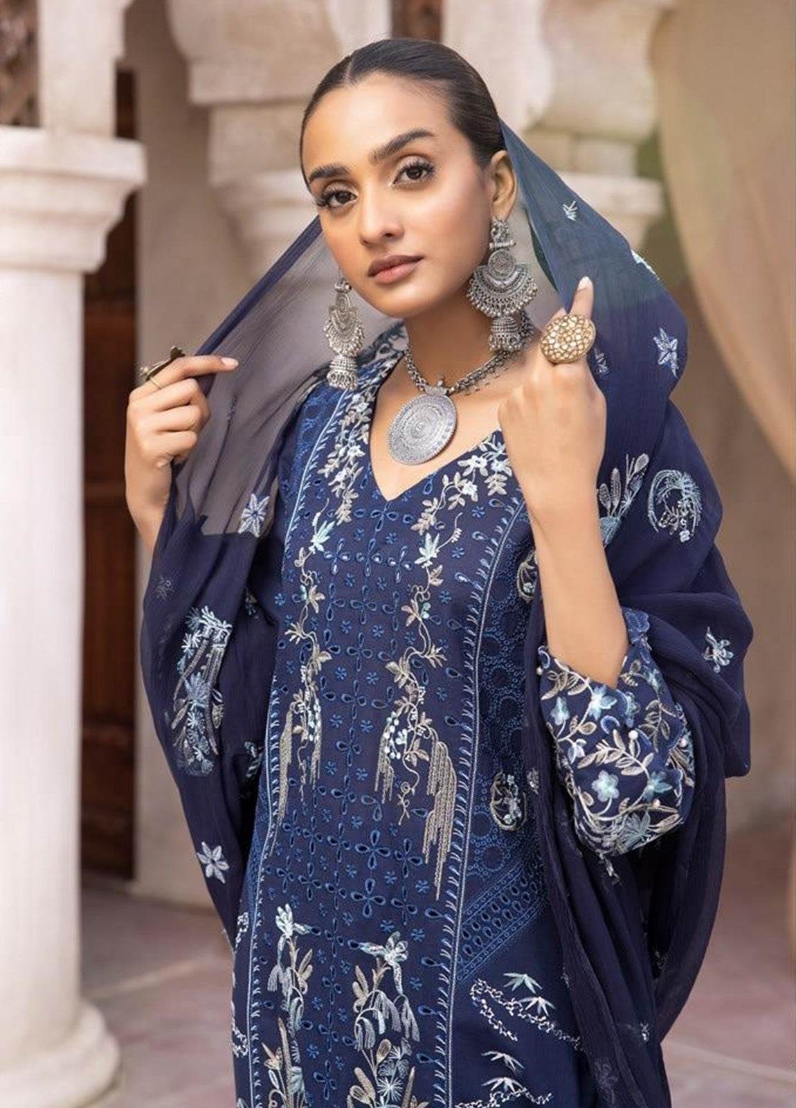 KHOOBSURAT Aventus Swiss Unstitched 3pcs - Jotey