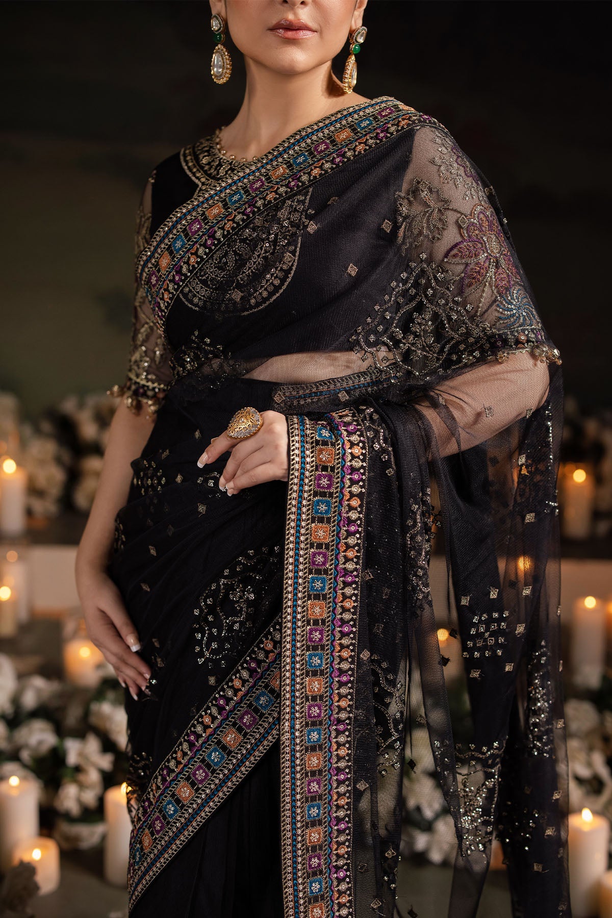 Alfaaz Embroidered Luxury Festive Edition Unstitched 3pcs