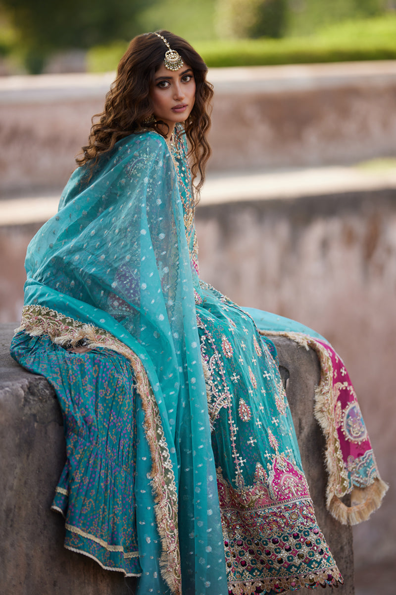 Qalamkar Sadmani Luxury Formals Unstitched 3pcs
