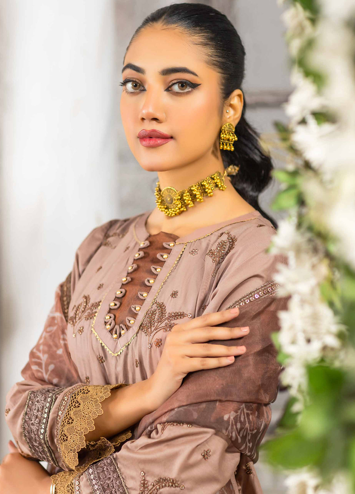 Rimal Vol-12 Embroidered & Sequence Work Lawn Unstitched 3pcs