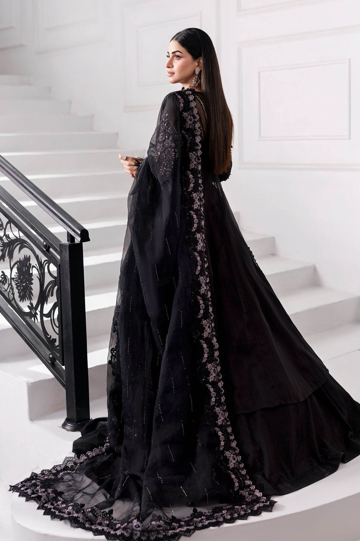 MARIA B. Embroidered Vol-30 Luxury Unstitched 3pcs - Jotey
