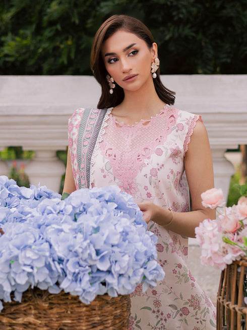 Ivy Bloom Printkari By Parishay Primium Printed Lawn Unstitched 3pcs - Jotey