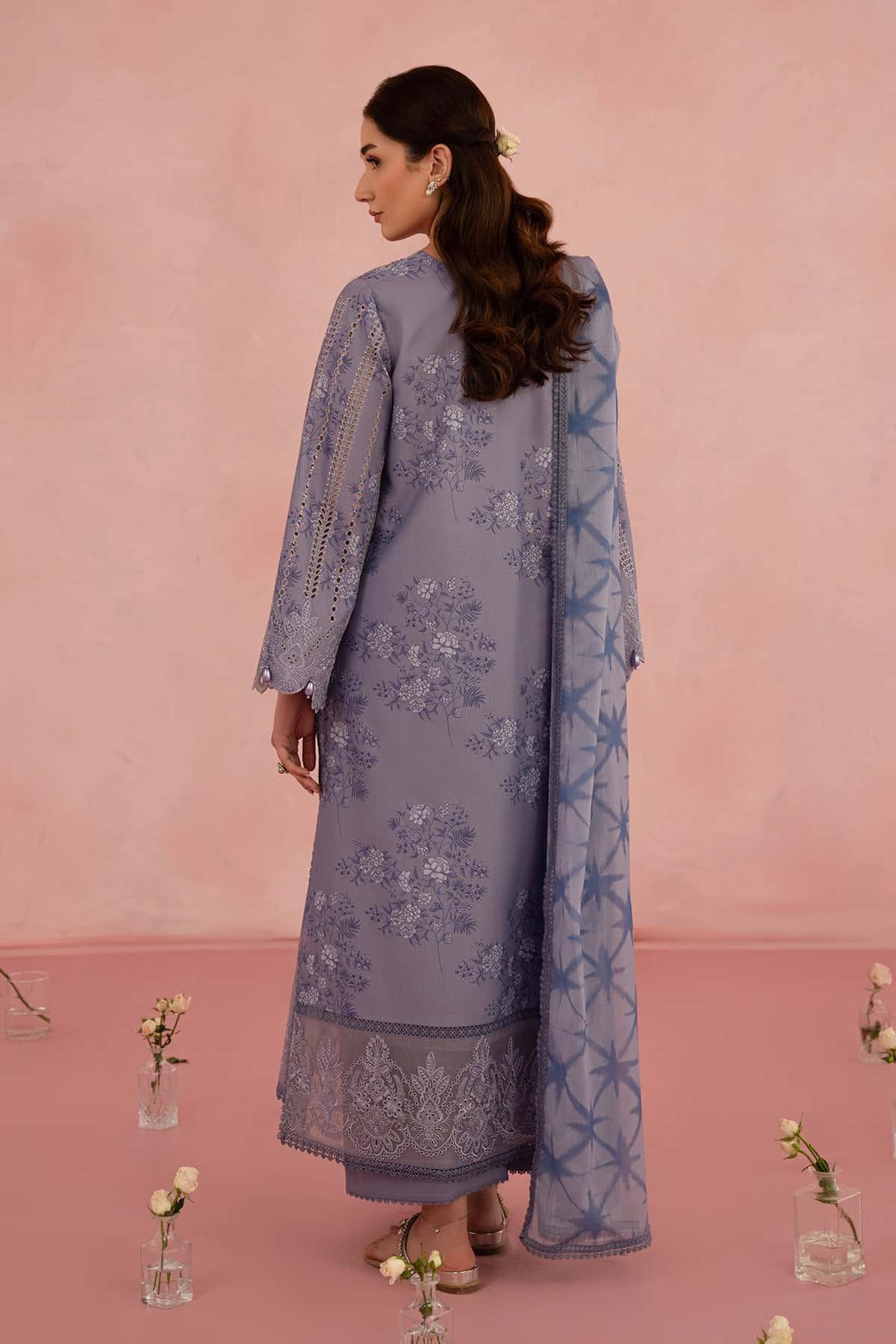 Floral Charm By Afrozeh Embroidered Lawn Unstitched 3pcs