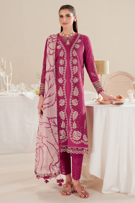 Iris By Jazmin Embroidered Luxury Lawn Unstitched 3pcs