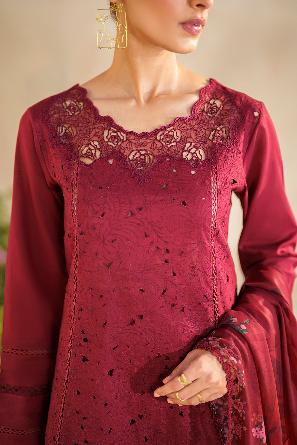 Iznik Festive Lawn Embroidered Unstitched 3pcs - Jotey