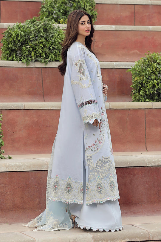 Qalamkar Festive Lawn Unstitched 3pcs - Jotey