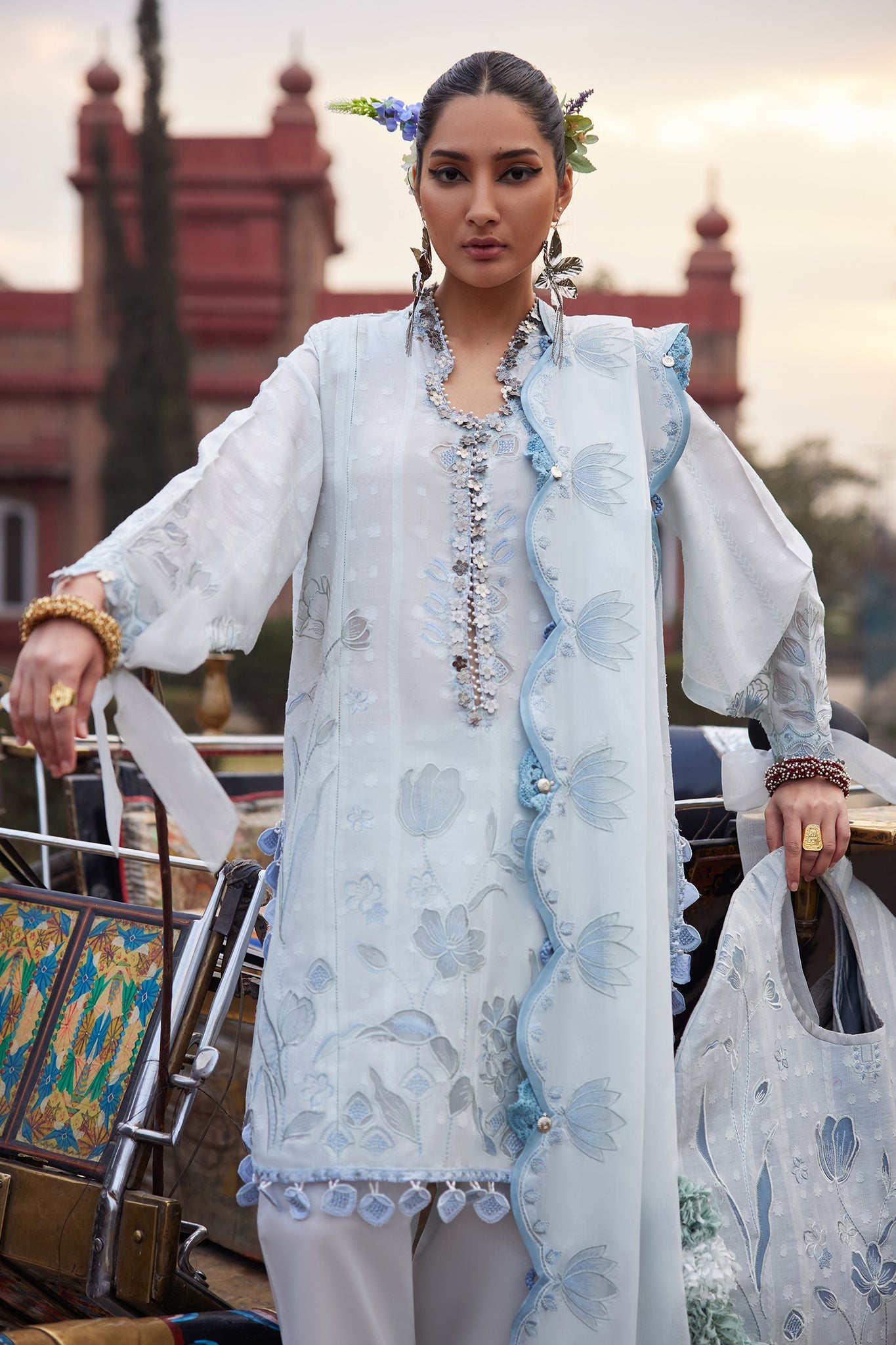 Elan Embroidered Lawn Unstitched 3pcs