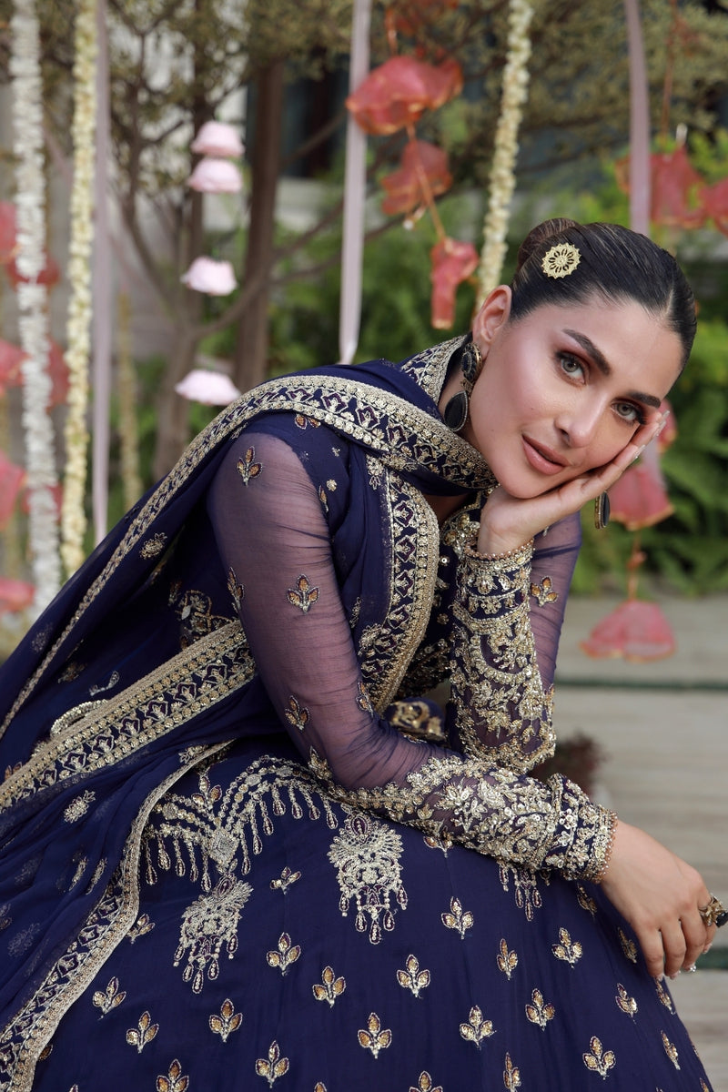 Gulmina Embroidered Chiffon Unstitched 4 Piece