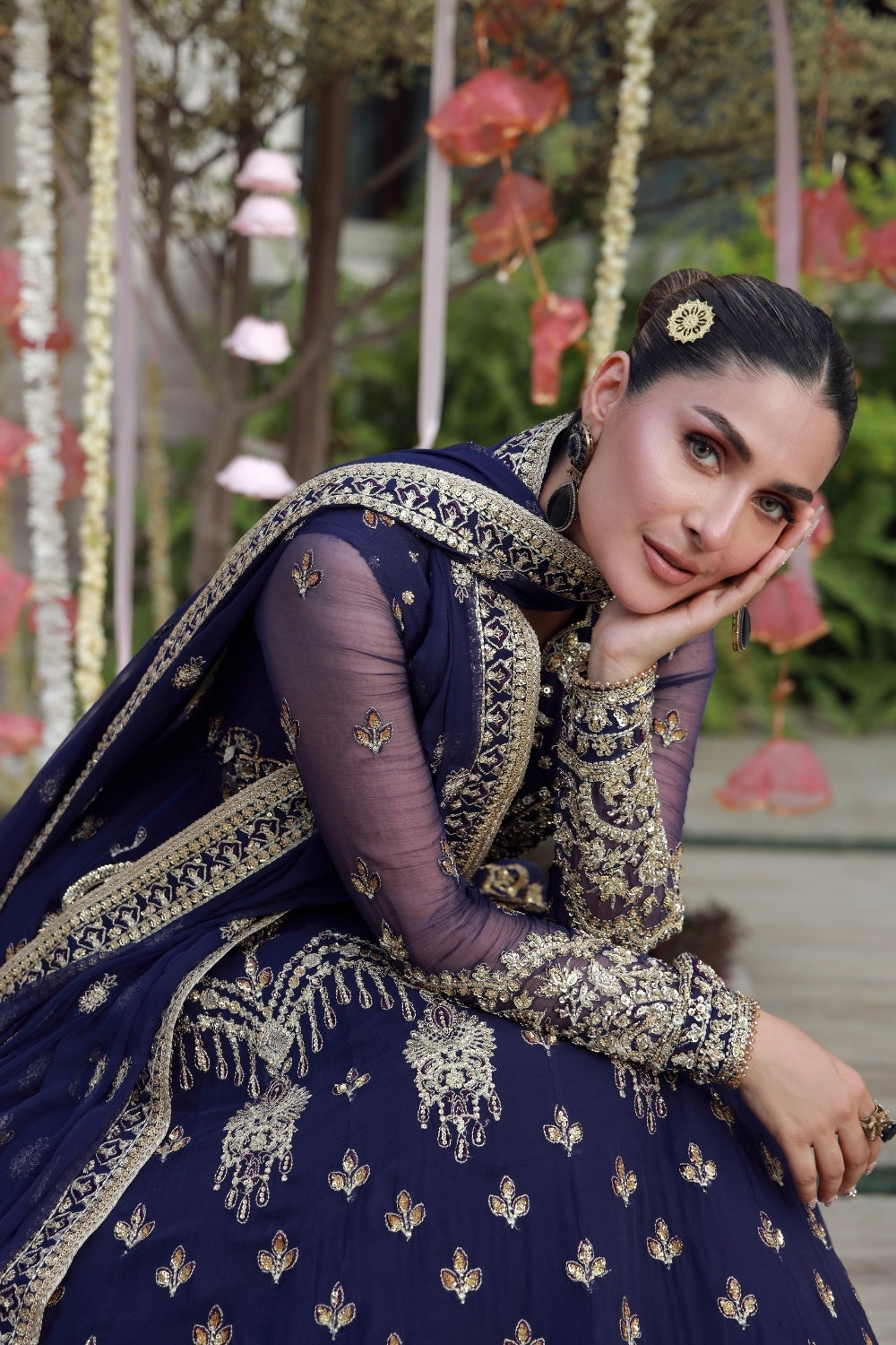 Gulmina Embroidered Chiffon Unstitched 4 Piece