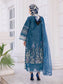 Ivy Bloom Printkari By Parishay Primium Printed Lawn Unstitched 3pcs - Jotey