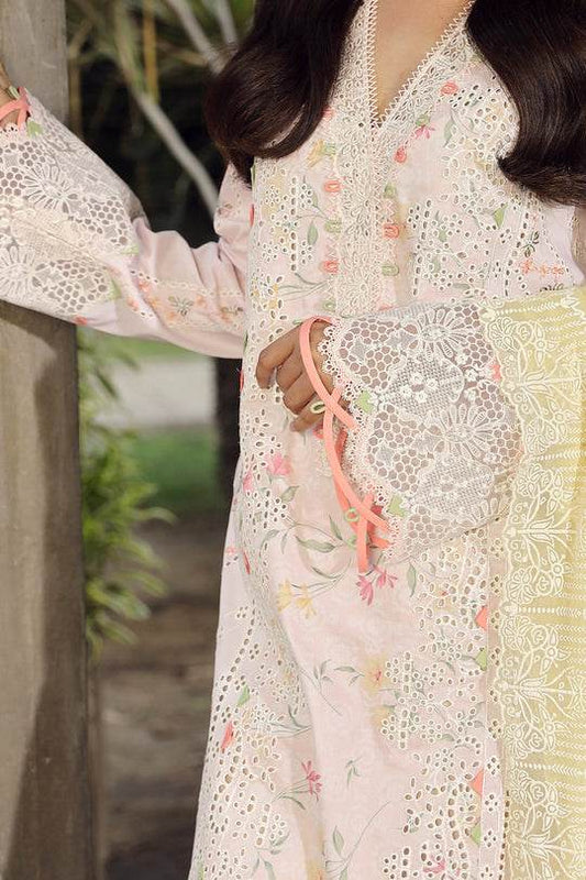 Qalamkar Festive Lawn Unstitched 3pcs - Jotey