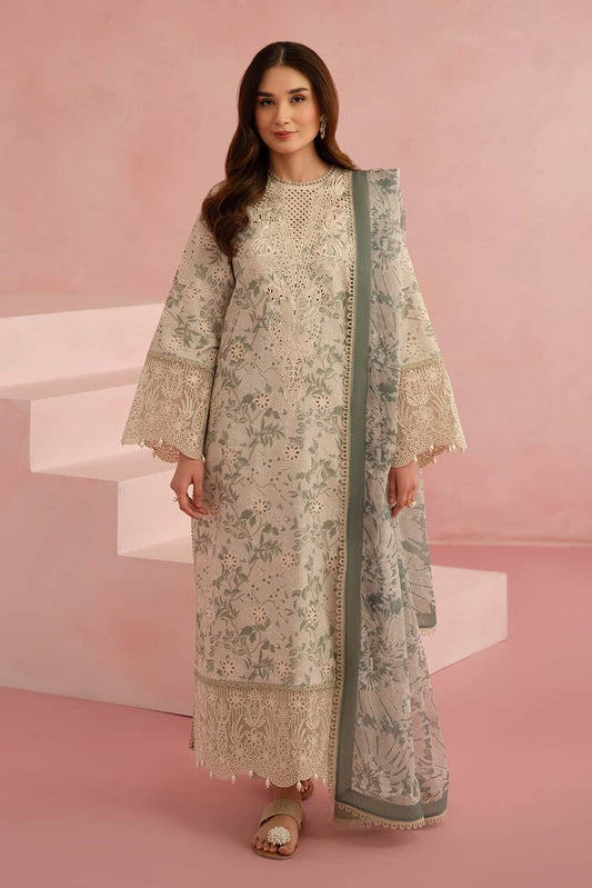 Floral Charm By Afrozeh Embroidered Lawn Unstitched 3pcs